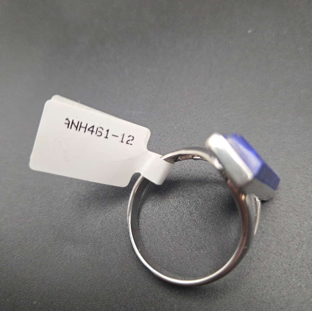 Sterling Silver Split Shank Lapis Lazuli Ring. Size 12. NWT - Picture 7 of 8